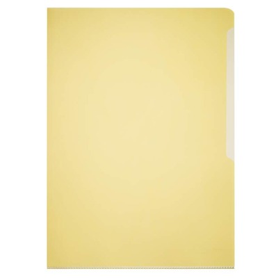 FOLDER PLASTIC A4 YELLOW 0.15MM 1X50 DURABLE