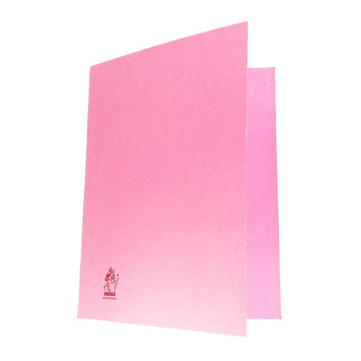 FOLDER SQUARE CUT FOOLSCAP 300 GSM PINK PREMIER