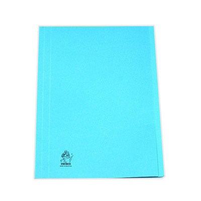 FOLDER WITH CLIP FOOLSCAP BLUE PREMIER