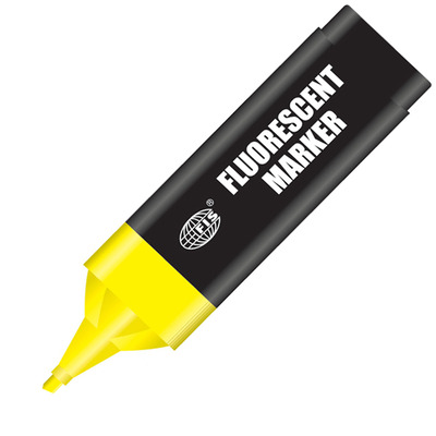 HIGH LIGHTER FIS YELLOW FLAT FL101