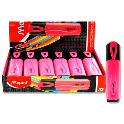 HIGHLIGHTER FLUORESCENT PINK 1X12 MAPED