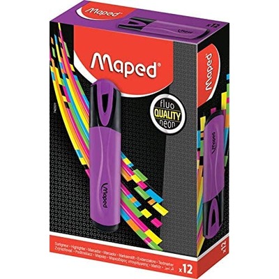 HIGHLIGHTER FLUORESCENT PURPLE 1X12 MAPED 