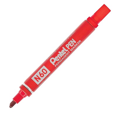 MARKER PERMENANT    PENTEL BROAD N60 RED