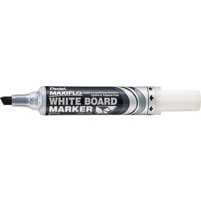 MARKER WHITE BOARD MAXIFLOW BLACK MWL6M MED 1X12 PENTEL