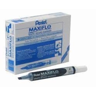 MARKER WHITE BOARD MAXIFLOW BLUE MWL6M MED 1X12 PENTEL