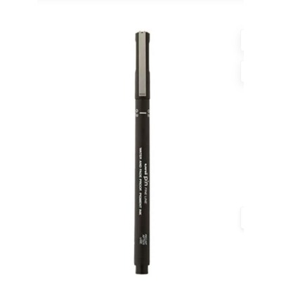 Uni Pin Chisel Tip 3.0mm Black 1x12