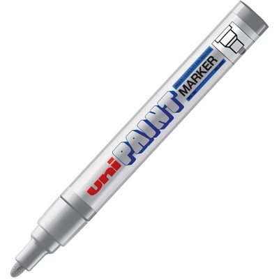 Paint Marker Bullet Tip Silver-Shiny 1x12