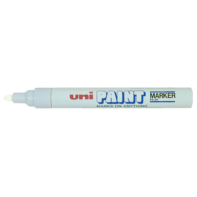 Paint Marker Bullet tip White 1x12