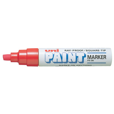 Paint Marker Chisel tip Red 1x12