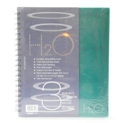 NOTE BOOK 3 SUBJECT 10X8 120L H2O-3 GRANDLUXE