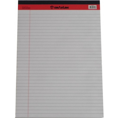 PAD WRITING A4 50L WHITE SINARLINE 02074