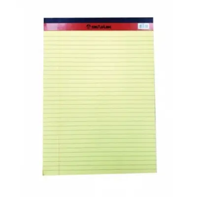 PAD WRITING A4 50L YELLOW SINARLINE 02077