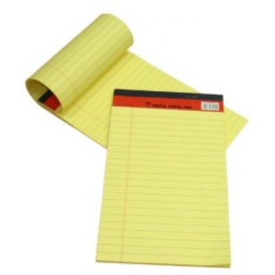 PAD WRITING A5 50L YELLOW SINARLINE 02075 PER PIECE