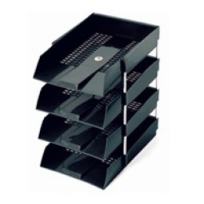 PAPER TRAY PLASTIC 1718 BLACK 1X4 OMEGA 