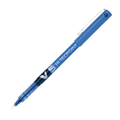 PEN HI-TEC V5 EX-FINE PILOT BLUE