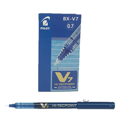 PEN HI-TEC V7 FINE PILOT 1X12 BLUE