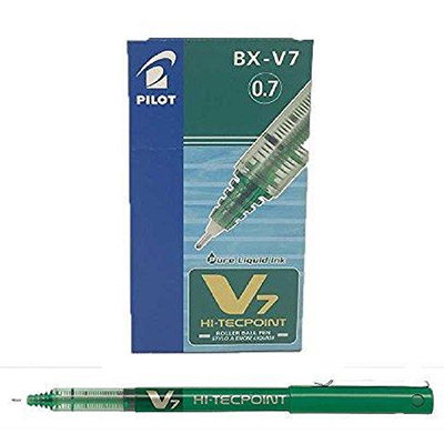 PEN HI-TEC V7 FINE PILOT 1X12 GREEN