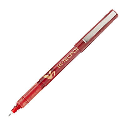 PEN HI-TEC V7 FINE PILOT 1X12 RED