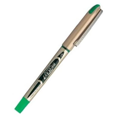 PEN HI TECH   ZEBRA 0.7 DX7 1X10 GREEN