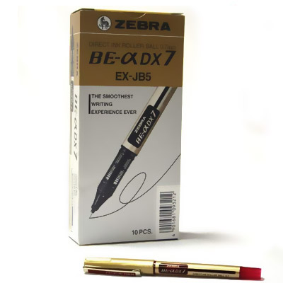 PEN HI TECH   ZEBRA 0.7 DX7 1X10 RED