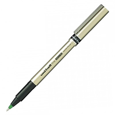 PEN MICRO DELUXE FINE 0.7 UNI UB177 1X12 GREEN