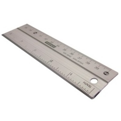 RULER ALUMINIUM WITH GRIP 60 CMS 24