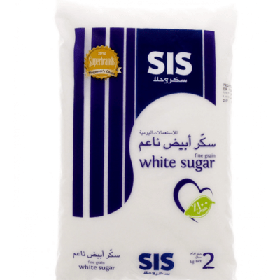 SIS SUGAR WHITE FINE GRANULATED 2 KG