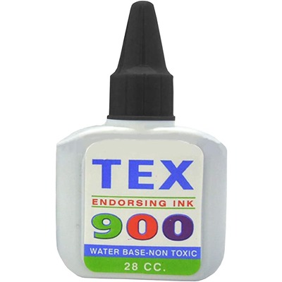 STAMP PAD INK TEX 900 BLACK