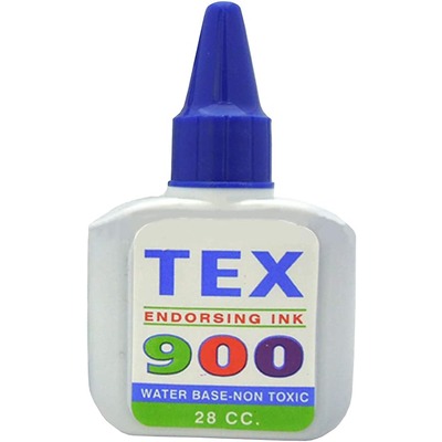 STAMP PAD INK TEX 900 BLUE