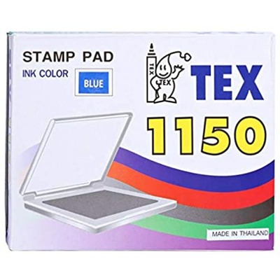 STAMP PAD NO.2  TEX 1150  BLUE