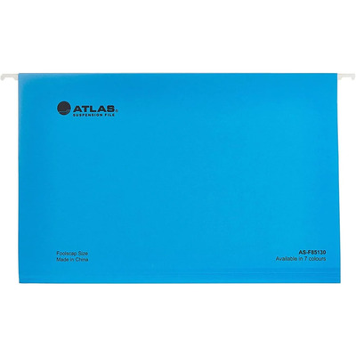 SUSPENSION FILE FOOLSCAP  ATLAS 8513 BLUE 1X50