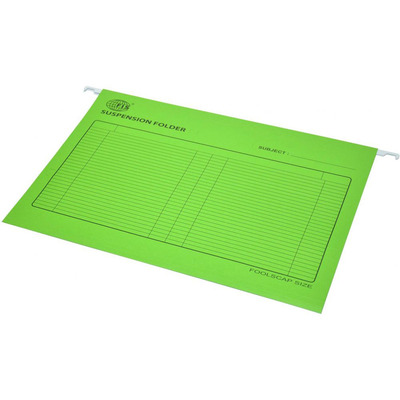 SUSPENSION FILE  FOOLSCAP FIS GREEN 1X50