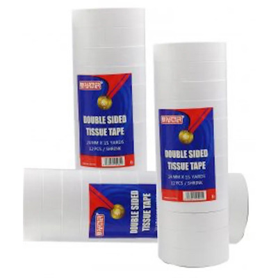 TAPE ADHESIVE DOUBLE SIDED 24MM X 15 YDS PARTNER PER PIECE