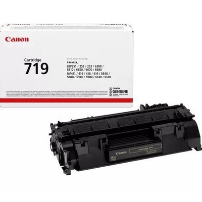 TONER CANON 719 LBP6300/65650/MF5840/80N BLACK