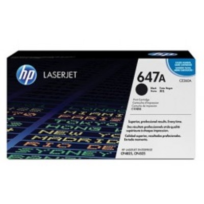 TONER HP LASERJET 647A CE260A 647A CLJ CP4525/4025/CM4540 BLACK