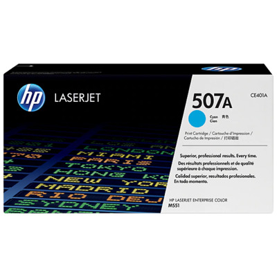 TONER HP LASERJET CE401A 507A M551 CYAN