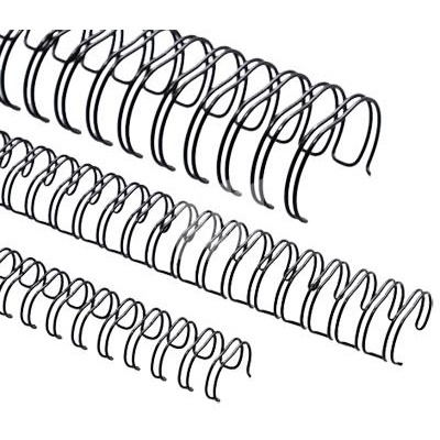 WIRE BINDING  2:1 23L 6.9 MM BLACK 1X100 RENZ  